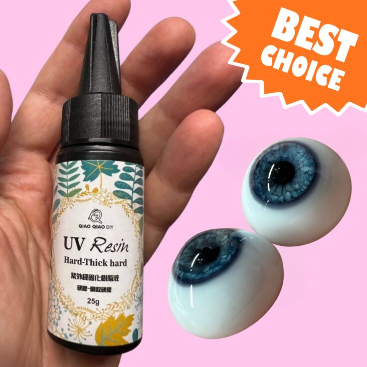 Qiao Qiao DIY UV Resin is the ultimate resin for doll eye making