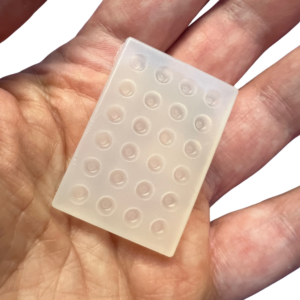 virgos alchemy resin eye base molds 4mm with 2mm iris, for OOAK art dolls and BJD