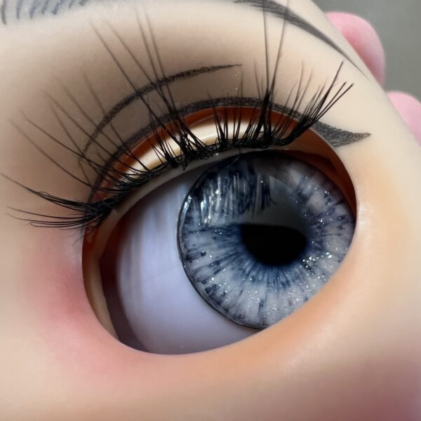 Moonstone Magick unique original fantasy style 14mm eye chip design by Virgo's Alchemy.